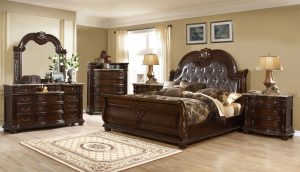 Melody 8 piece queen size bedroom set