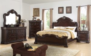 Texas 8 piece queen size bedroom set