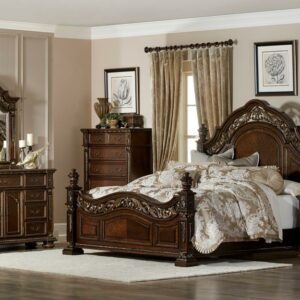 1824 6 piece queen size bedroom set