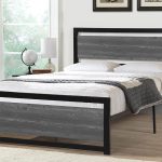 T2233 Single size bed Black Finish