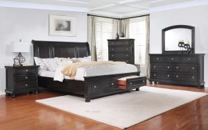 Baltimore Grey 6 piece queen size bedroom set