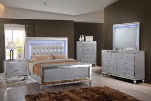 Valentino 6 piece queen size bedroom set