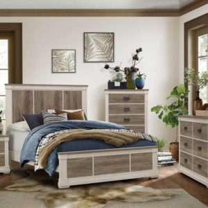 1677Q 6 piece queen size bedroom set