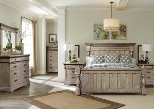 Pandora 8 piece queen size bedroom set