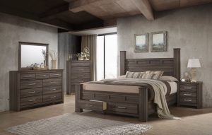 Juararo 6 piece queen size bedroom set