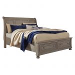 Lettner B733 King Sleigh Storage Bed