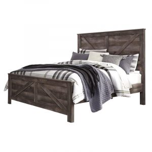 Wynnlow B440 King Crossbuck Panel Bed