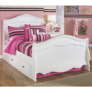 Exquisite B188 Full Sleigh Storage Bed