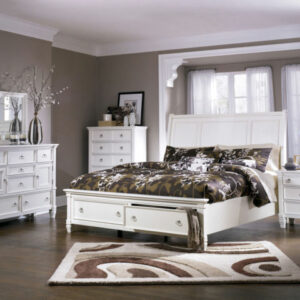 Prentice B672 6 piece storage queen size bedroom set