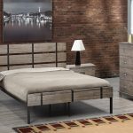 T2337G Queen size bed Grey