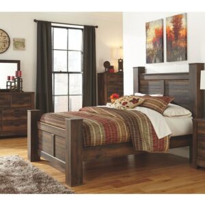 Quinden B246 6 piece queen size poster bedroom set