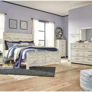 Bellaby B331 cross back 6 piece queen size bedroom set