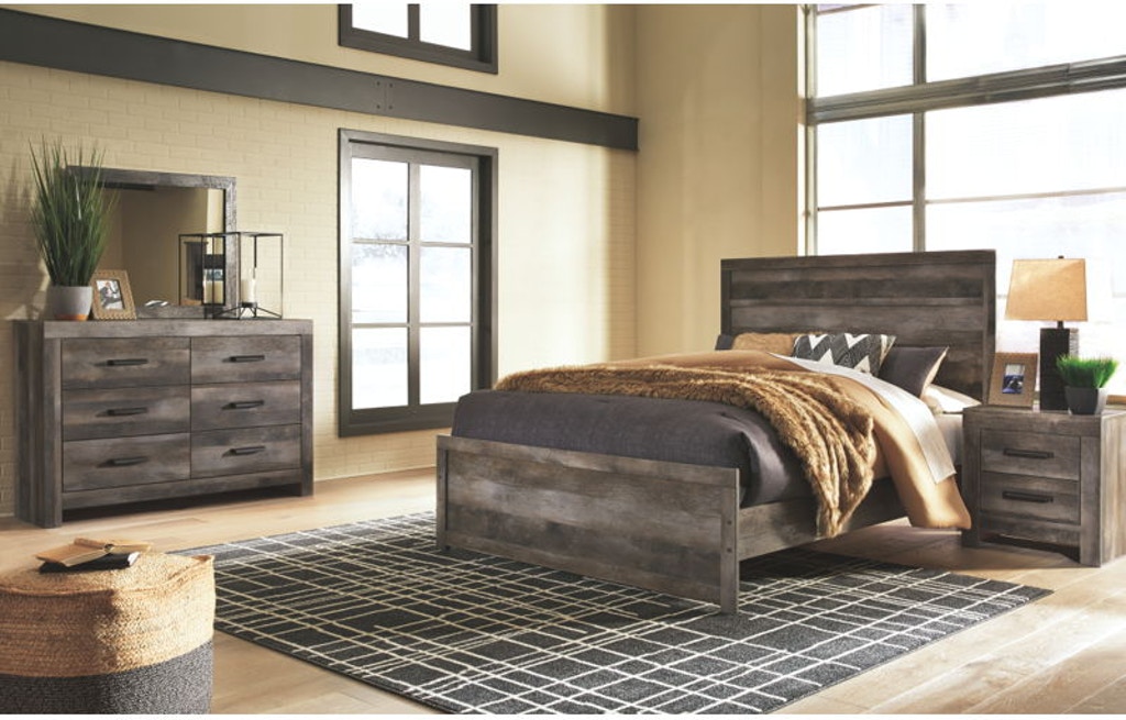Wynnlow B440 6 pennel piece queen size bedroom set