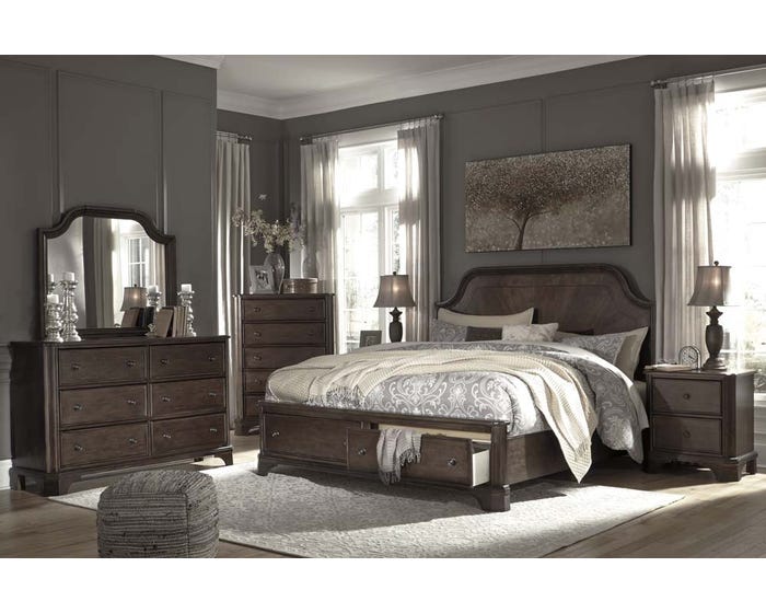 Adinton B517 6 piece queen size bedroom set