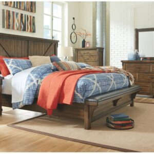 Lakeleigh B718 6 piece queen size bedroom set with benner