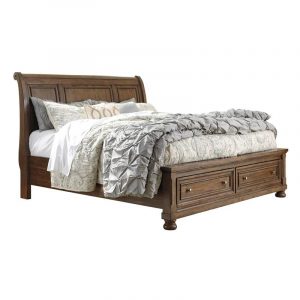 Flynnter B719 Queen Sleigh Storage Bed