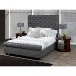 B2029-GR King RALEIGH PLATFORM BED GREY