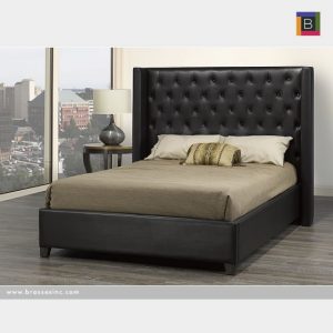 LUX8008 SANTA MONICA King BED FRAME, ESPRESSO