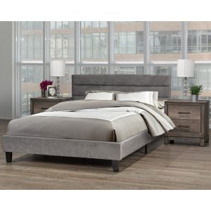 LX895 GR ORABELLE PLATFORM Full BED FRAME GREY