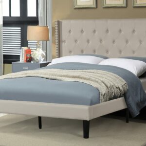 T2352 Double size bed beige