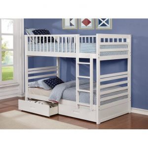 Ifdc B-110-W Single over single bunk bed
