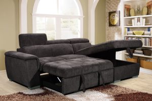 6325 Sectional with Bed