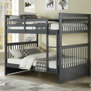 Ifdc B-123 Grey Double Over Double bunk bed