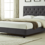 T2366 Queen size bed Dark Grey