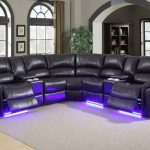 Milton Air Leather  Power Recliner  Sectional