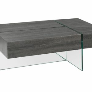 Brassex 350-02C COFFEE TABLE W. 3 SIDE STORAGE