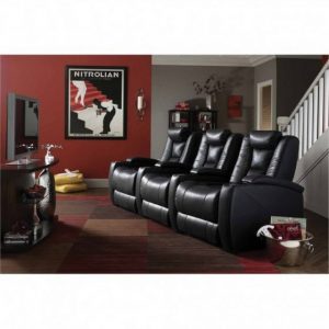 3 Seater Power Home Theatre Black