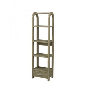 Brassex 14905-TP DISPLAY SHELF DARK TAUPE