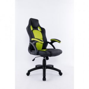 Brassex 9157-GREEN ADJ. OFFICE CHAIR W. GAS LIFT