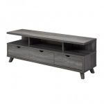 Brassex 172003 DG / 151280-GR 60' TV STAND GREY