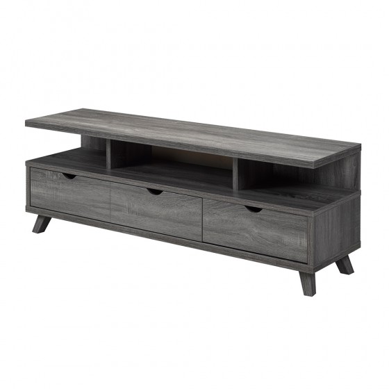 Brassex 172003 DG / 151280-GR 60' TV STAND GREY