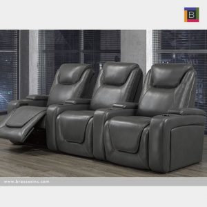 Brassex L2212-3-GR ORION 3-PC DUAL POWER HOME THEATRE GREY