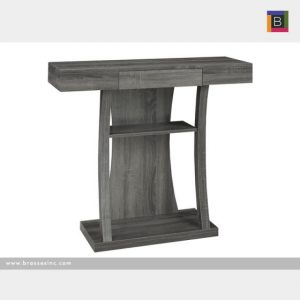 Brassex 182307 DG CONSOLE TABLE W/STORAGE, GREY