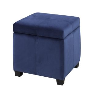 Brassex 2012XS NY STORAGE OTTOMAN BLUE