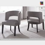 Brassex 6390-22GY ISABELLA ACCENT CHAIR, GRE