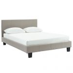 Worldwide Nevis 54" Double Platform Bed in Grey