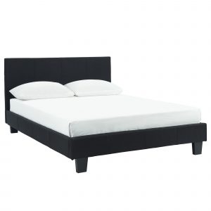 Worldwide Nevis 54" Double Platform Bed in Black
