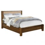 Worldwide Domingo 60" Queen Platform Bed in Walnut