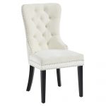 Worldwide Rizzo Side Chair, set of 2 in Ivory