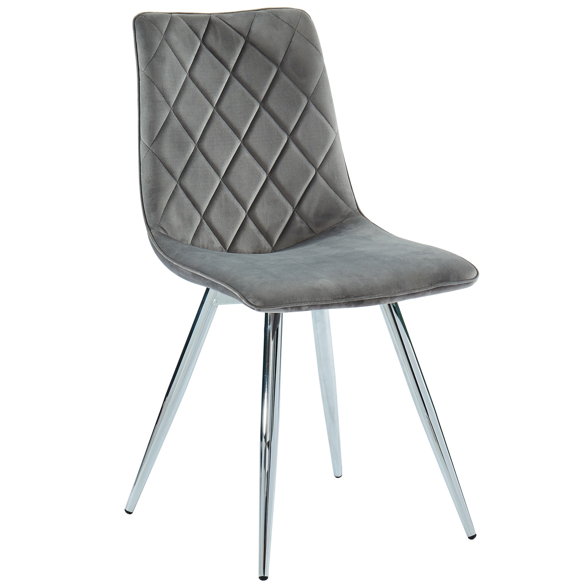 Worldwide Marlo Side Chair, set of 2 in Grey