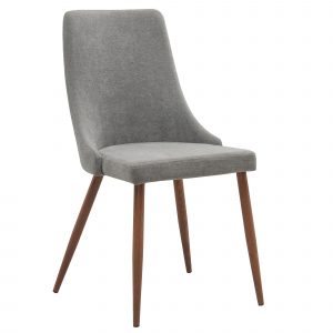 Worldwide Cora Side Chair, set of 2 in Grey