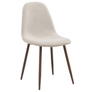 Worldwide Lyna Side Chair, set of 4 in Beige
