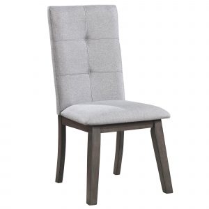 Worldwide Ashland Side Chair, set of 2 in Grey
