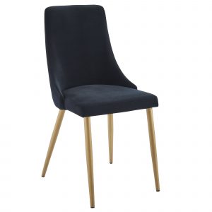 Worldwide Carmilla Side Chair, set of 2 in Black