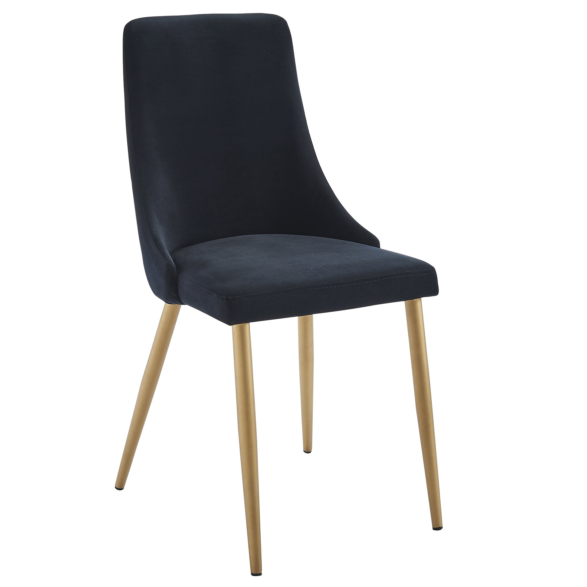 Worldwide Carmilla Side Chair, set of 2 in Black