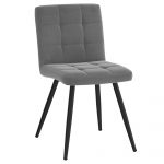 Worldwide Suzette Side Chair, set of 2 in Grey